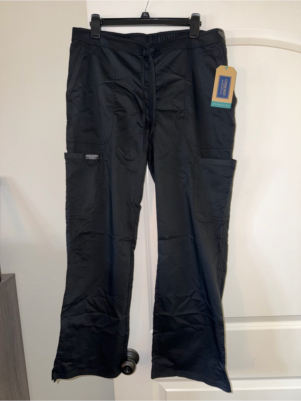NWT Cherokee Black Women’s Cargo Scrub Pants